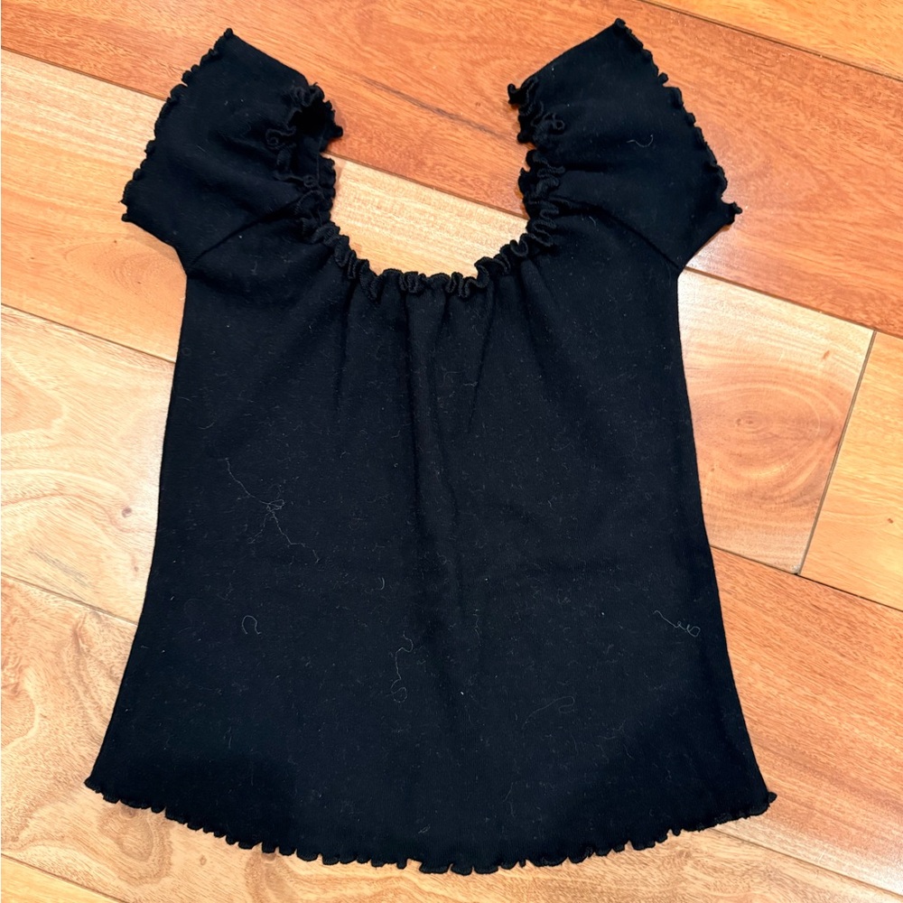 Brandy Melville Black Knit Top